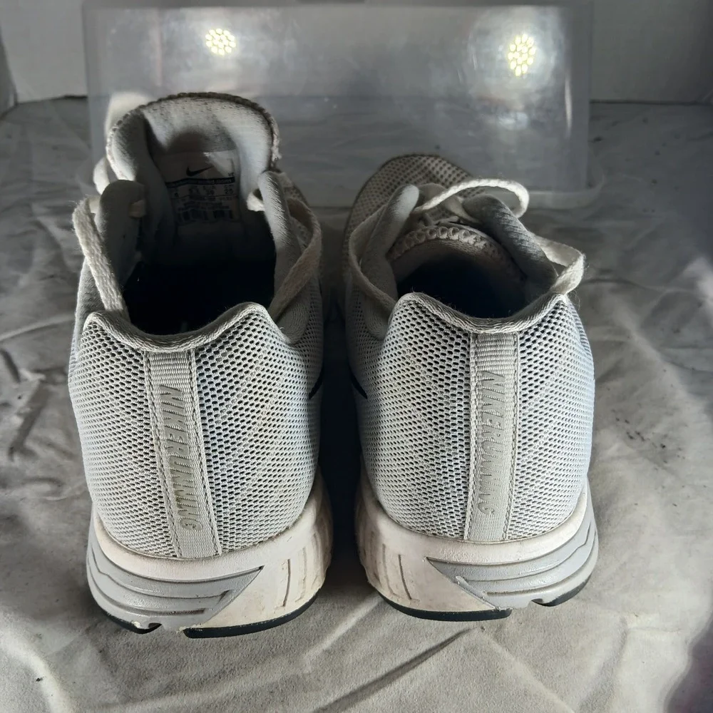 Nike Zoom Fly White Grey Black Running‎ Shoes 652829-100 Mens 8 Womens 9.5